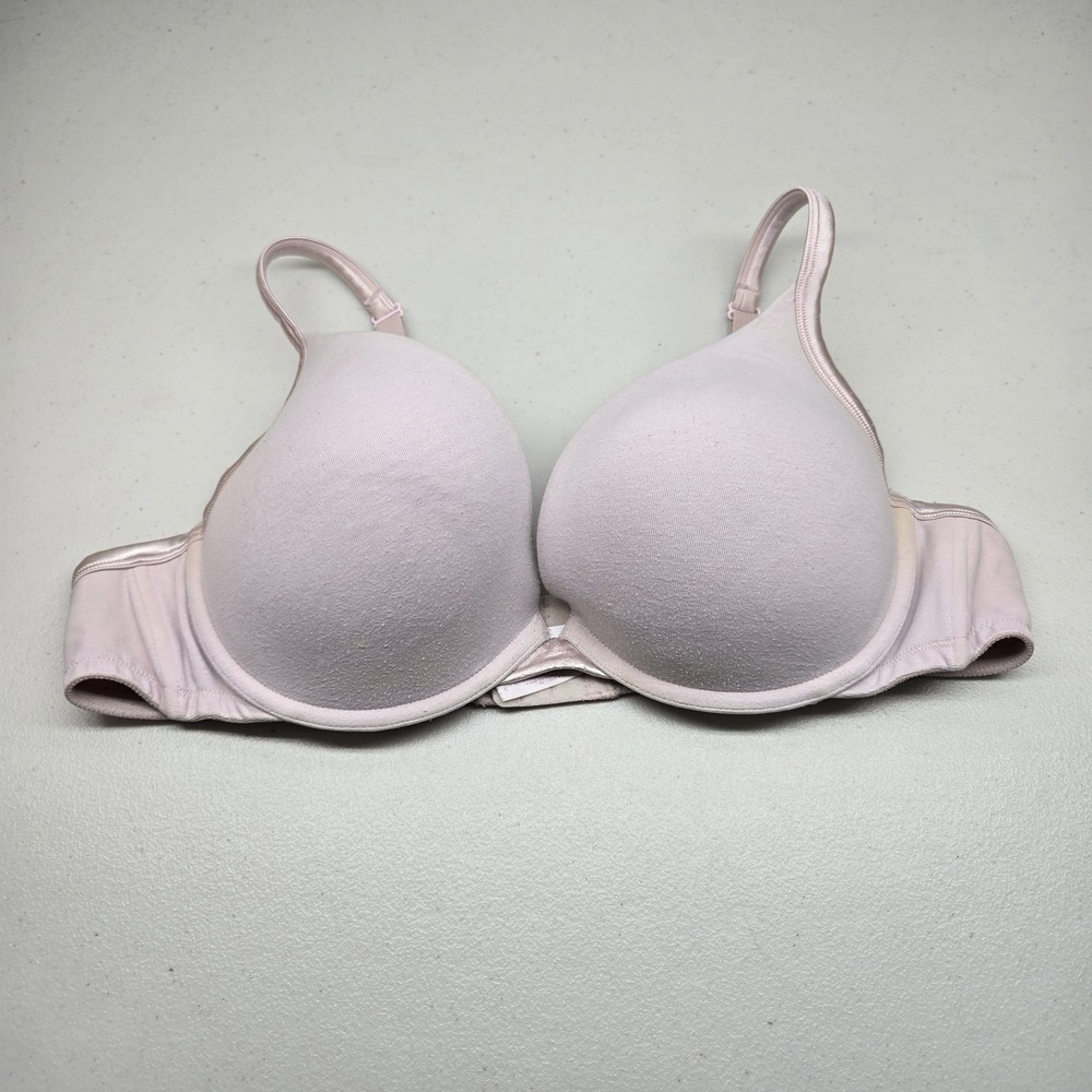 Cacique Women Bra 42C Pink T Shirt Underwired Strap Adjustable READ